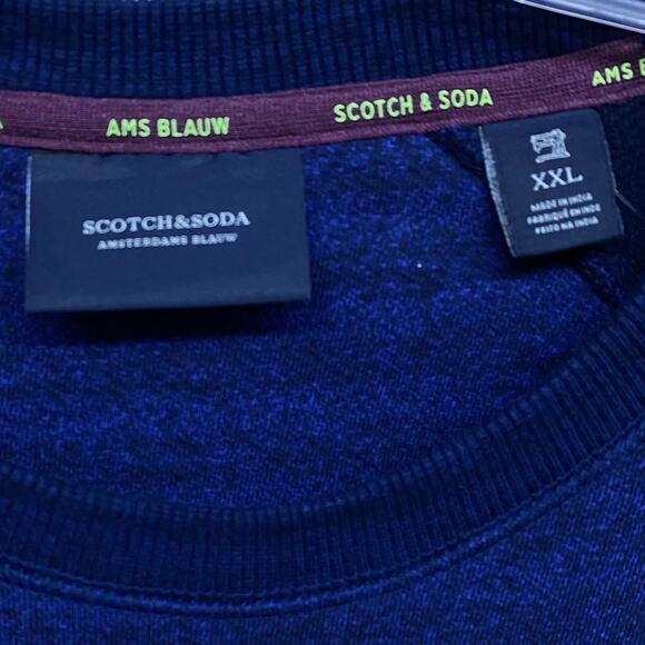 Scotch & Soda Men's Sweatshirt XXL INDIGO UNDERGROUND PRESENTS AMS BLAUW - Picture 5 of 7